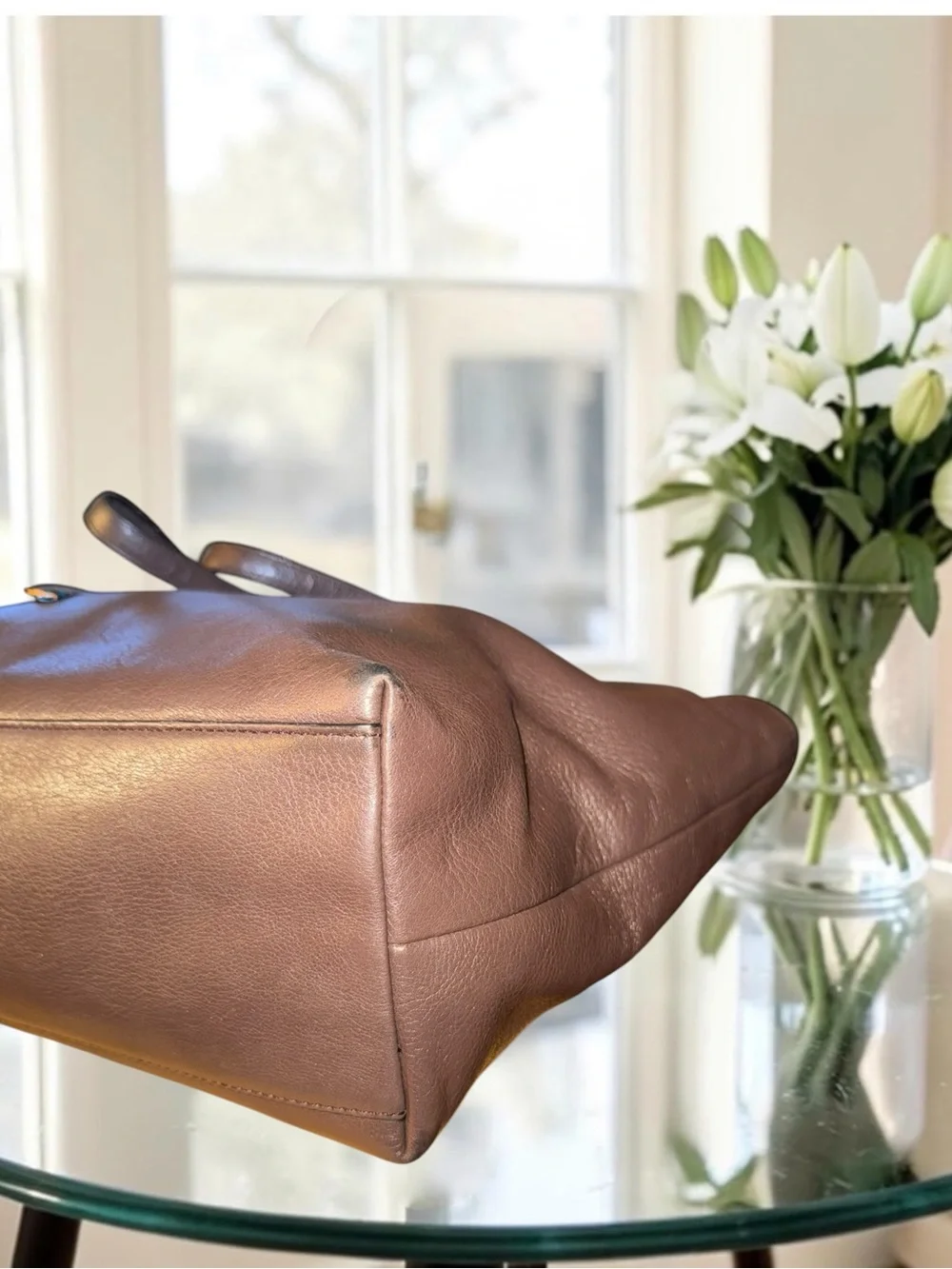 Coach corner tote